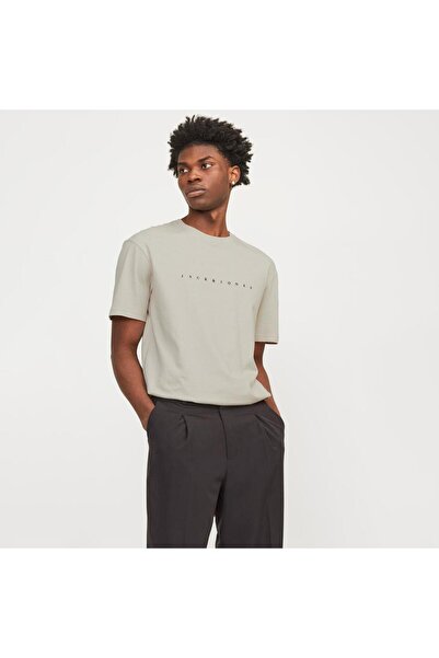 Jack & Jones Jjestar Jj Tee Ss Noos Erkek T-shirt 12234746 Moonbeam