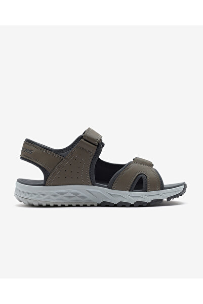 SKECHERS Escape Logolu Cırt Cırtlı Sandalet Erkek AYAKKABI 237588 NTGY
