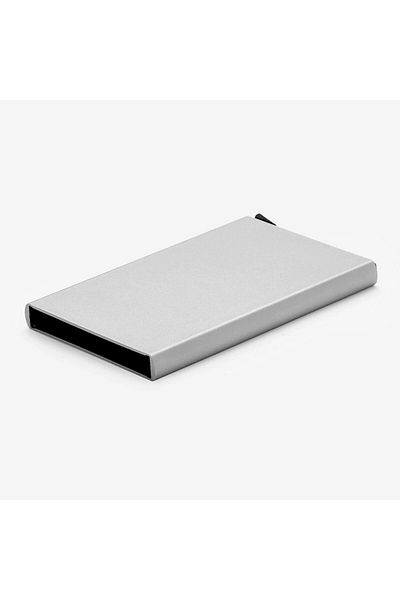 Generic Multipurpose card holder Aluminum alloy metal anti-magnetic card holder Silver