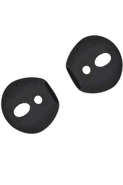 Generic غطاء سماعة أذن من السيليكون مكون من قطعتين لسماعات Apple AirPods