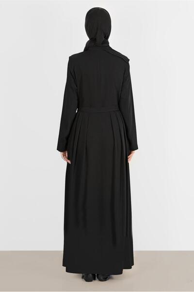 Alvina Embroidered Belted Top Coat 10580