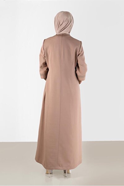 Alvina ANVELOP KAPAMA DETAYLI NAKIŞLI PARDESÜ 10488