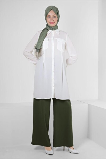 Alvina WIDE LEGS WITH RUBBER WAIST PANT 70539