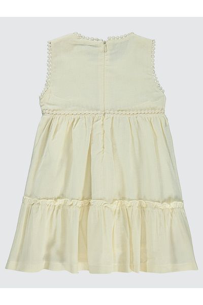 Civil Girls Beige Dress for Girls 2-5 Years