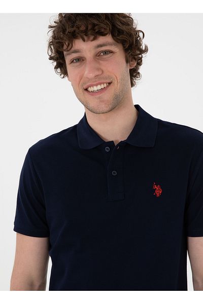 U.S. Polo Assn. U.S. Polo Assn. Navy Blue Men's Polo T-Shirt Gtp04