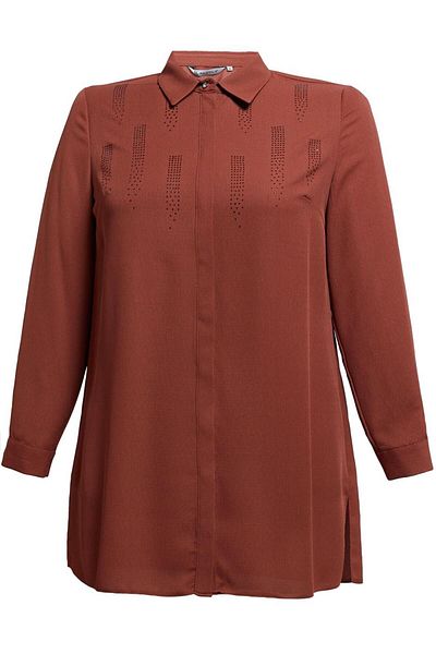 Alvina Large Size Stone Detailed Tunic 20397