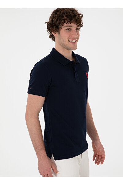 U.S. Polo Assn. U.S. Polo Assn. Темно-синя чоловіча поло-футболка TP04