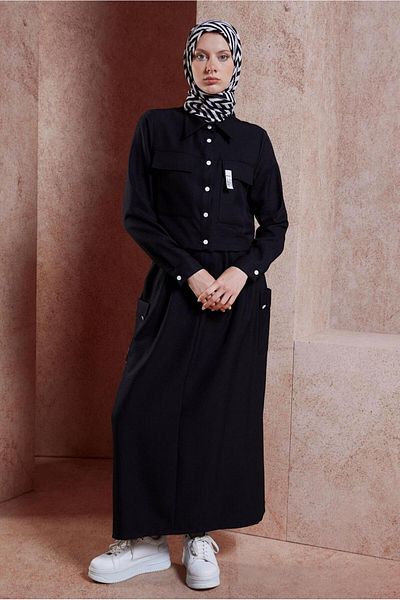 Alvina 44495 model Belted Skirt Set