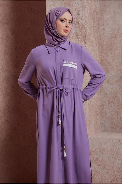 Alvina EMBROIDERED TASSEL DETAIL TUNIC 43625