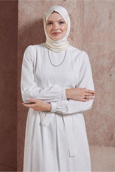 Alvina COTTON DRESS WITH BIRCH 44650