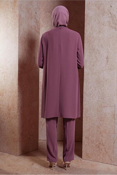 Alvina Trousers Set - Tie Detailed 30277