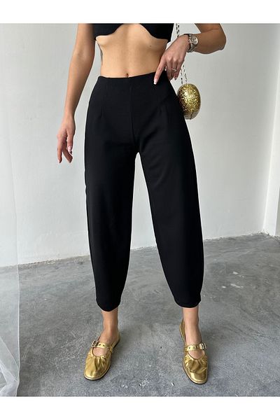 NOA LİNE Scuba Crepe Fabric Shalwar Model Balloon Pants