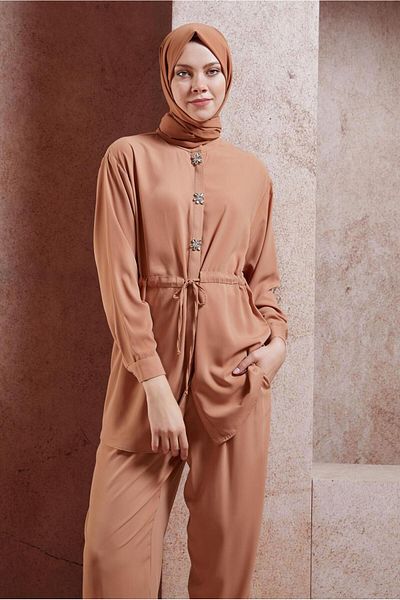 Alvina 44754 Model Set - Pantaloni cu Detaliu Stone