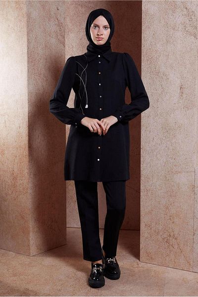 Alvina Hijab Tassel Detailed Tunic - 44591