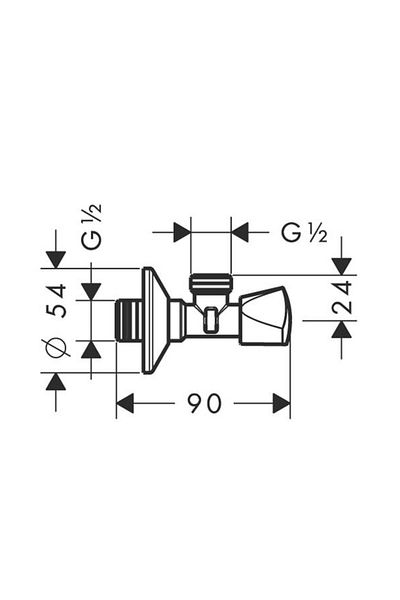 Hansgrohe Hans Grohe angle valve