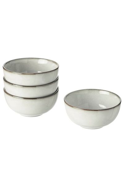 IKEA GLADELIG Bowl, Grey, 14 cm – Durable Stoneware, Unique Glaze, Scratch-Resistant, Microwave