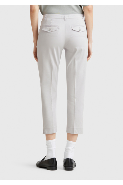 United Colors of Benetton Kadın Gri Mevsimlik Chino Pantolon