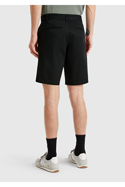 United Colors of Benetton Ανδρική μαύρη βερμούδα Chino