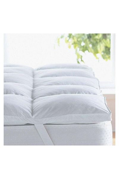 Comfy COTTON WHITE SOFT FIBER FILLING 180X200x7CM MATTRESS TOPPER