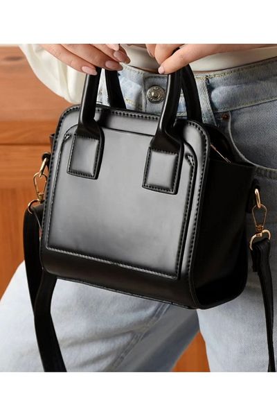 Stylemoda GEANT DE MÂNĂ NEGRĂ DIN PIELE