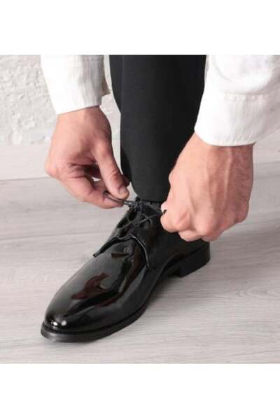 Byterre Roland Genuine Leather Handmade Men's Black Classic Shoes