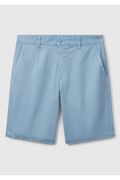 United Colors of Benetton Male Light Blue Chino Bermuda