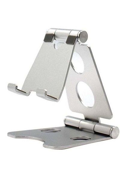 Generic Foldable Metal Mobile Stand MS34 - Silver