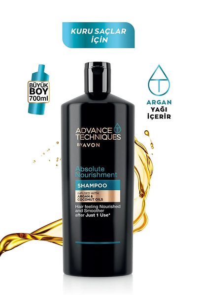AVON 700 Ml Nourishing Shampoo with Argan and Coconut Oil