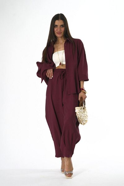 ABBRA Women's Elastic Waist Shirt Shalwar Suit