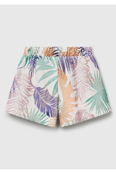 United Colors of Benetton Pantaloni scurți cu șnur cu talie pentru fete