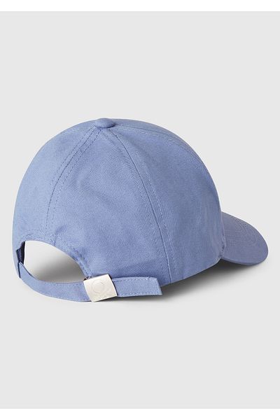 United Colors of Benetton Șapcă pentru băiat Airman Blue cu logo imprimat pe față