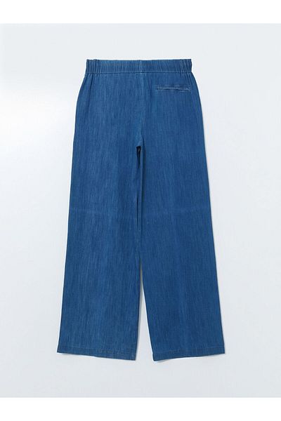 LC Waikiki Pantaloni de damă Wideleg cu talie elastică