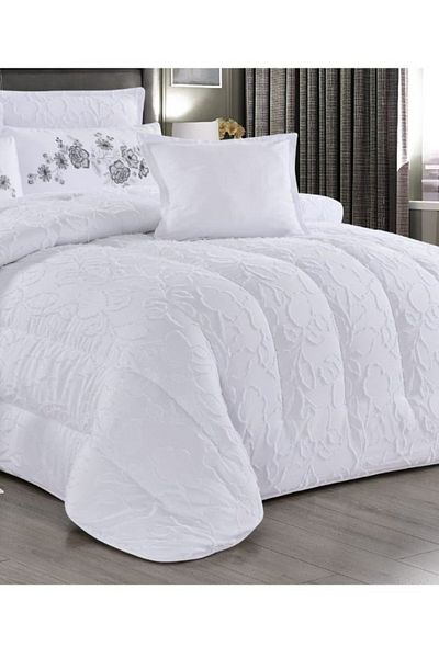 Moon Luxury Embroidered Jacquard Bedspread, 4 Pieces, 220x170cm, 200x120+35cm, 78x50cm, 78x50+5cm, 6kg