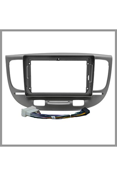 Kia Rio 2005-2011 GÜMÜŞ 9'' ANDROID MULTİMEDYA ÇERÇEVESİ - SOKET