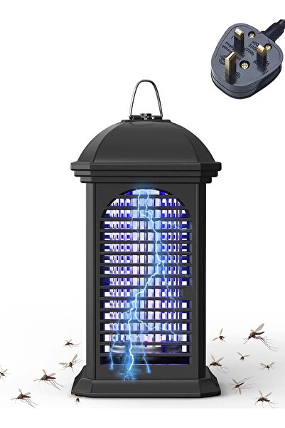EqiEch مصباح كهربائي لقتل البعوض - مصيدة ذباب داخلية/خارجية للمنزل والمكتب وا...