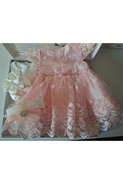 biyan collection Kız Bebek Mevlüt Takımı Gelinlik Abiye Elbise Bebek Doğum Baby Shower Hediyesi