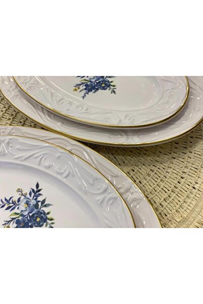 Dame Marie ROLYEF BLUE 4'LÜ KAYIK TABAK