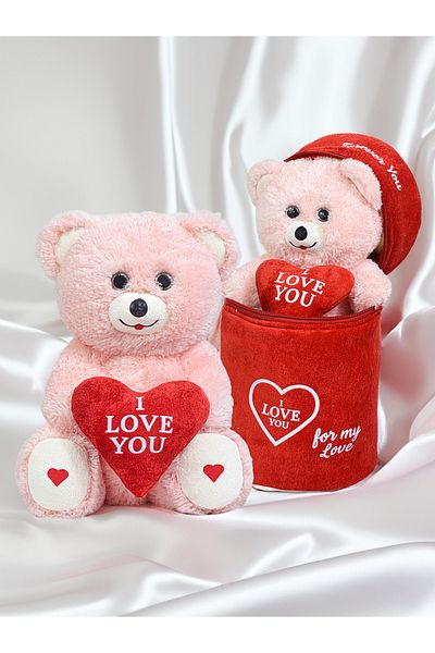 Princess Bear Endless Love Teddy Bear, Velvet Gift Bag, 30cm