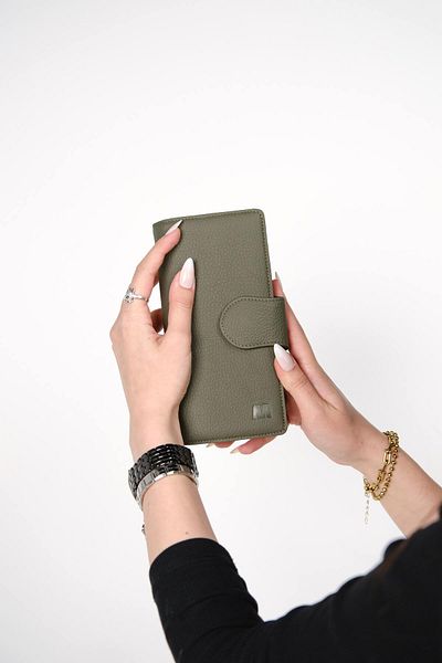 MFT Leather Design Mimosa 6073 Genuine Leather Hand Portfolio Wallet
