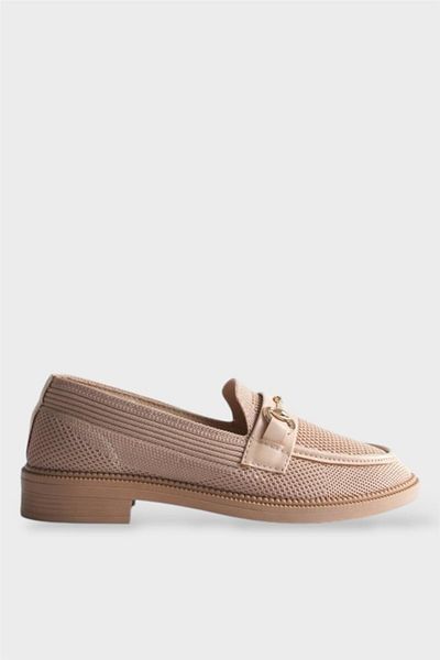 Liger Casual Γυναικεία Παπούτσια - Πλεκτά Loafer με αγκράφα VISON