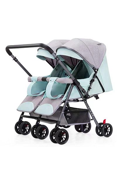Ma Baby Baby Twin Stroller, Side By Side, Lightweight Double Stroller