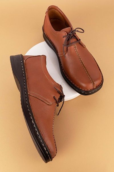 Gondol Men's Genuine Leather Casual Classic Shoes Kml.2026