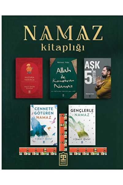 Timaş Yayınları Allah ile Konuşturan Namaz,Aşk 5Vakit,Gençlerle Namaz,Cennete...