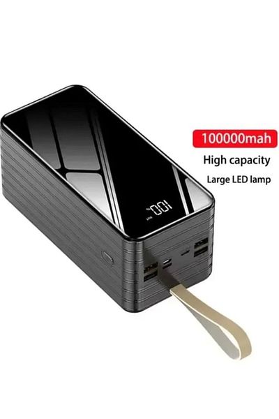 Bastec BC419 100,000mAh Power Bank with 22.5W Fast Charging, Integrated Protection, and LED Light