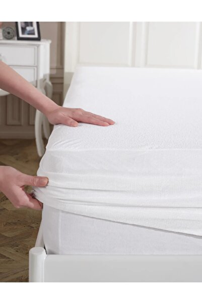 Lamassi Flex Cotton Pamuklu Fitted Full Kenar Yatak Koruyucu Premium Alez