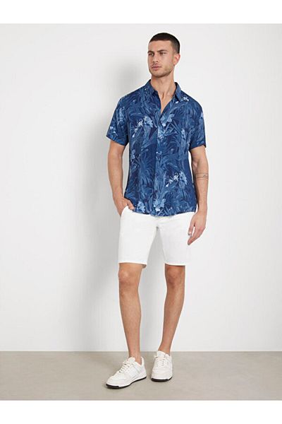 Guess Rayon Men's Slim Fit Shirt