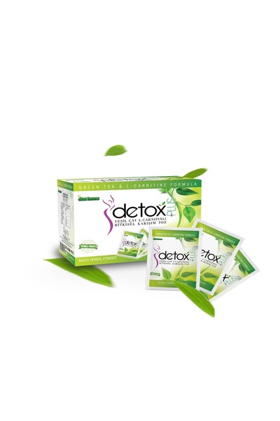 DTX PLUS Detox Plus Yeşil Çay L-carnitinli Bitkisel Karışım Toz 3 G*30