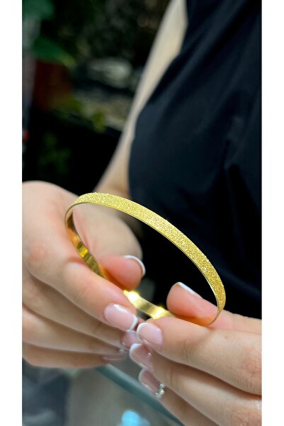 15 gr (GRAM) Simli Çöp Bilezik 22 Ayar Altın