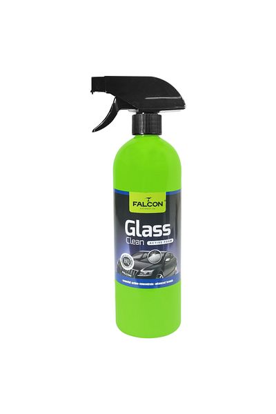 Falcon Glass Cleaner Spray – Active Foam Formula for Car Windows, Windshields, Mirrors & Glass