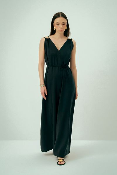 Wear Three Points Aura Strappy Loose Cut Modal Jumpsuit